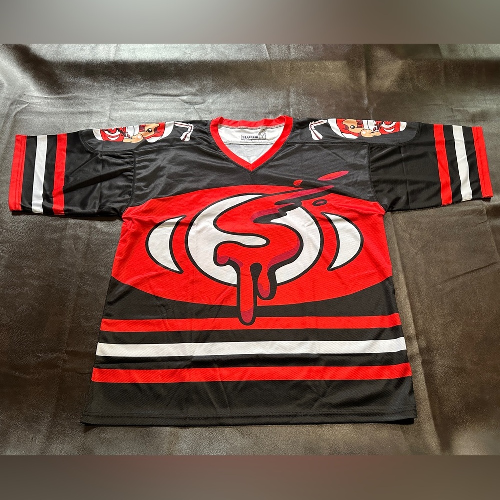 Slushii edm Red Black Hockey Jersey